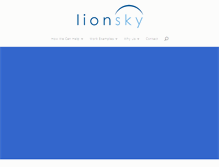 Tablet Screenshot of lionsky.com